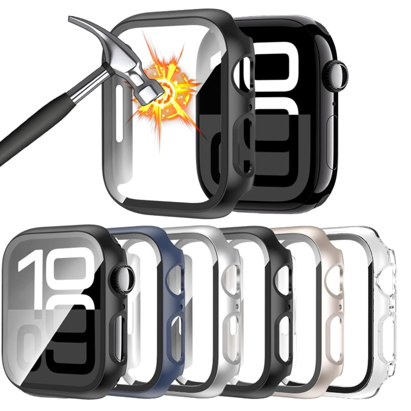 Smartwatch Band Accessories - Vidrio templado + funda para Apple