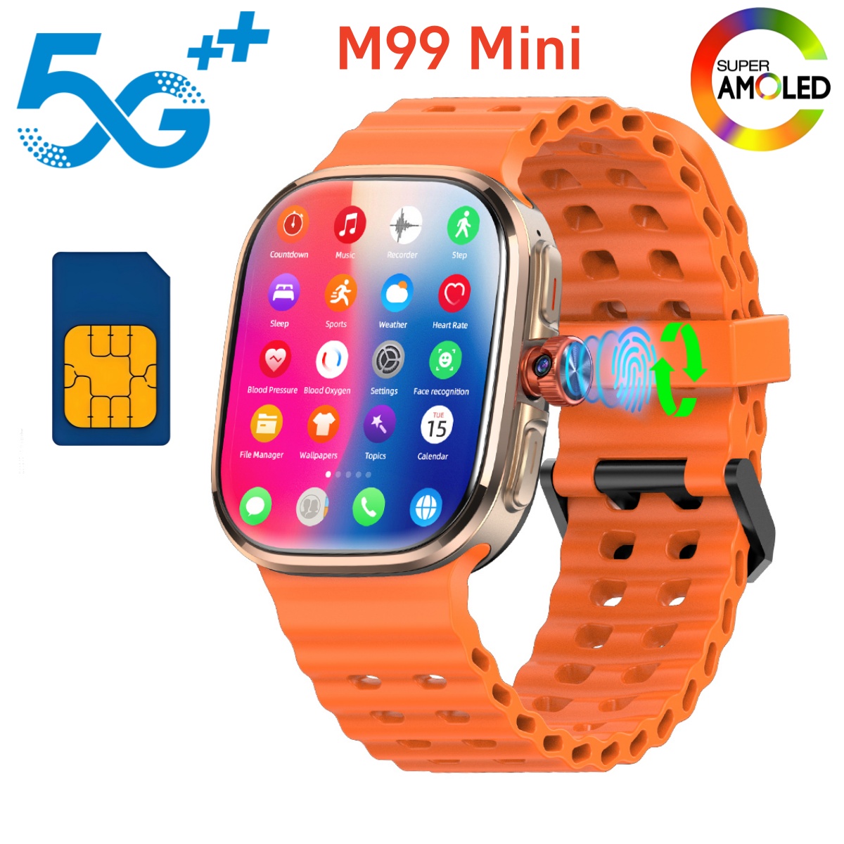 Smartwatch Faces - Mini Reloj Inteligente M99 5G Android