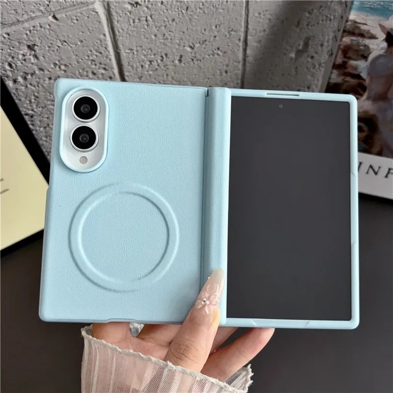 Screen Protector Film - Funda de Cuero Color Caramelo Mate