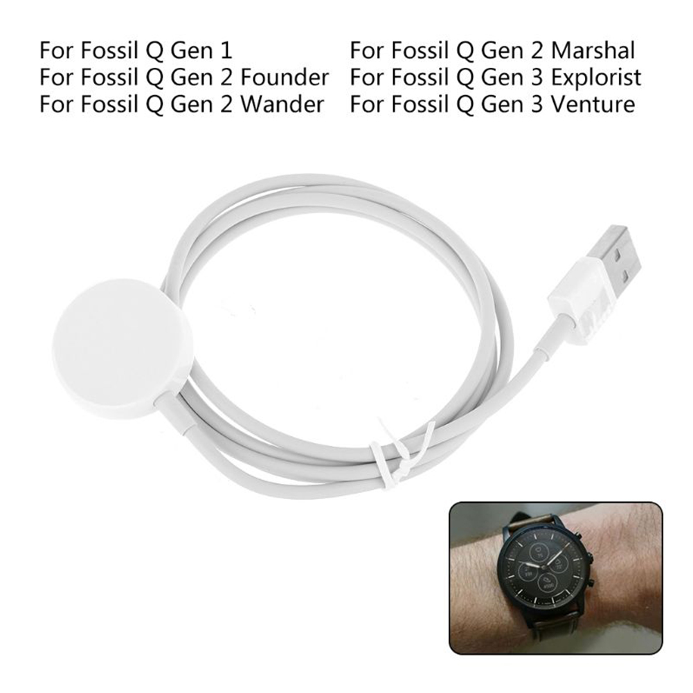 Fossil Smartwatch Accessories - Cargador magnético USB para reloj inteligente,