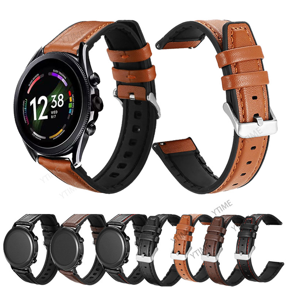 Fossil Smartwatch Accessories - Correa de cuero de silicona de