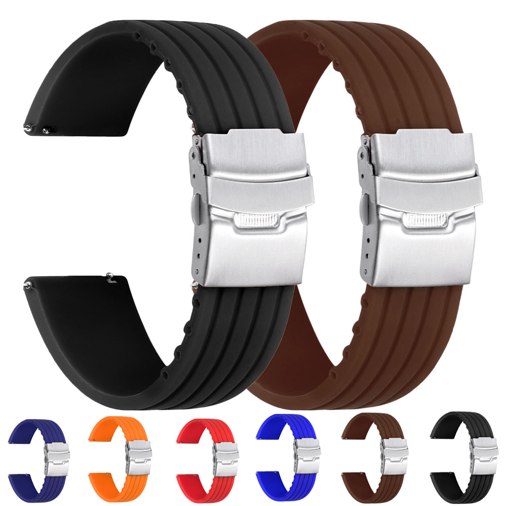 Fossil Smartwatch Accessories - Correa de Reloj de Silicona de