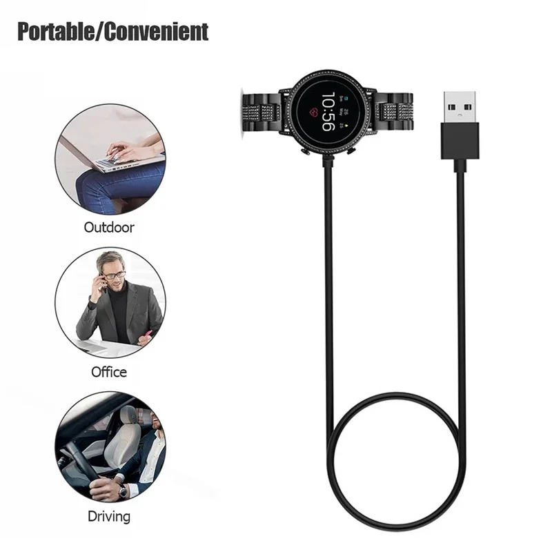 Fossil Smartwatch Accessories - Base de carga rápida magnética USB