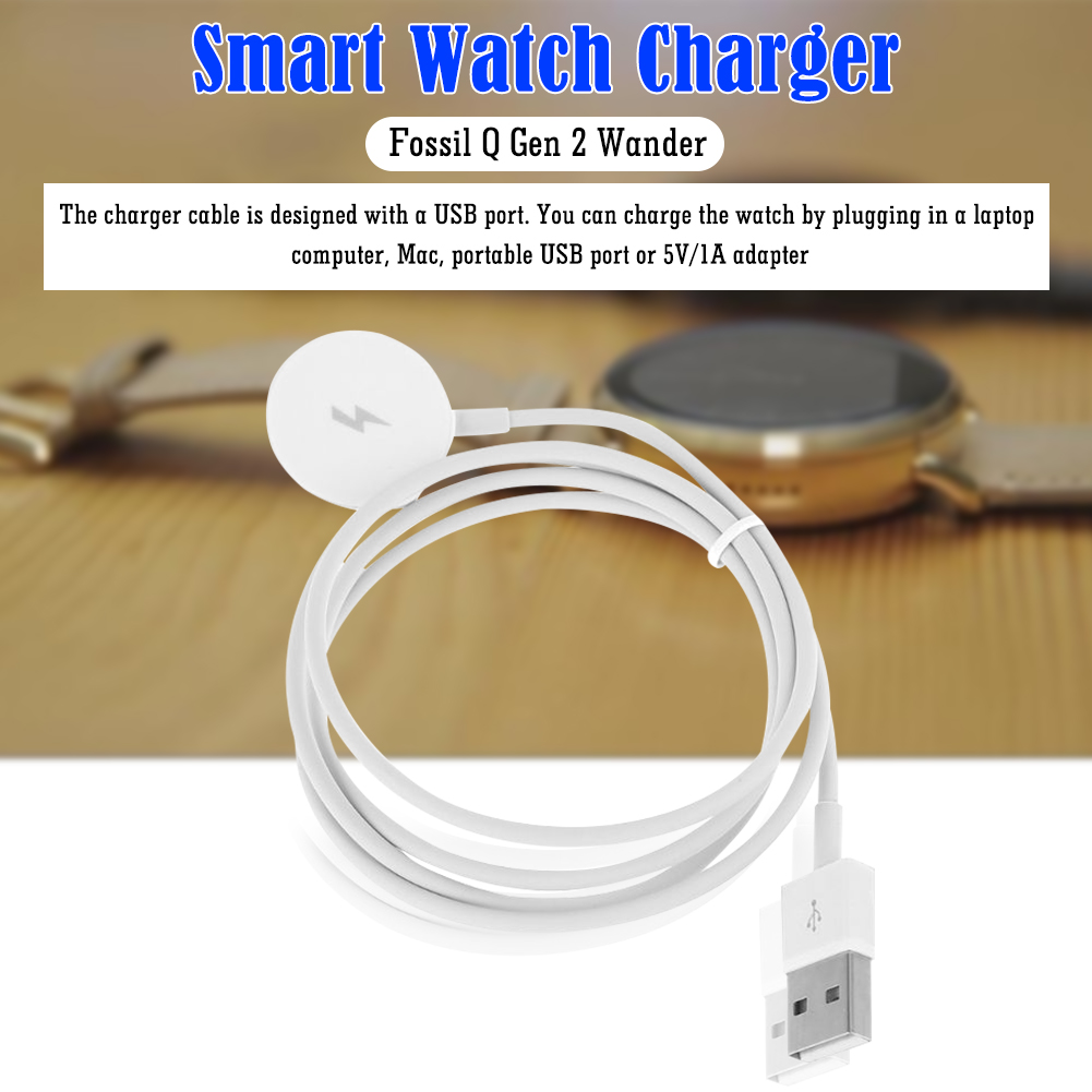 Fossil Smartwatch Accessories - Cable de Carga USB para Reloj,
