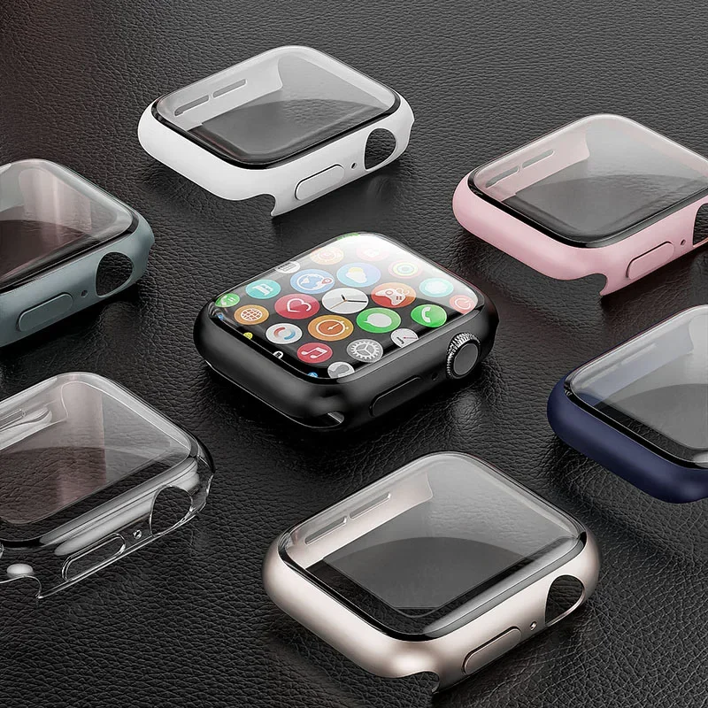 Vidrio templado + cubierta par - Smartwatch Band Accessories reseña y precio