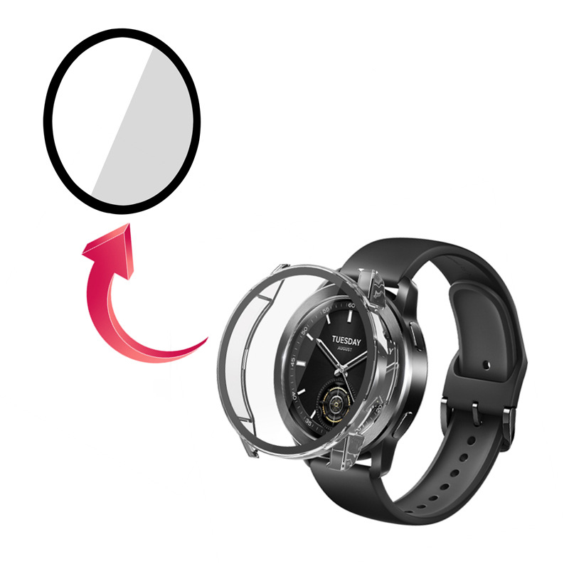Protector de pantalla de crist - Xiaomi Smartwatch S3 Accessories reseña y precio