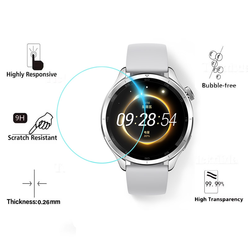 Protector de Pantalla de Vidri - Xiaomi Smartwatch S3 Accessories reseña y precio