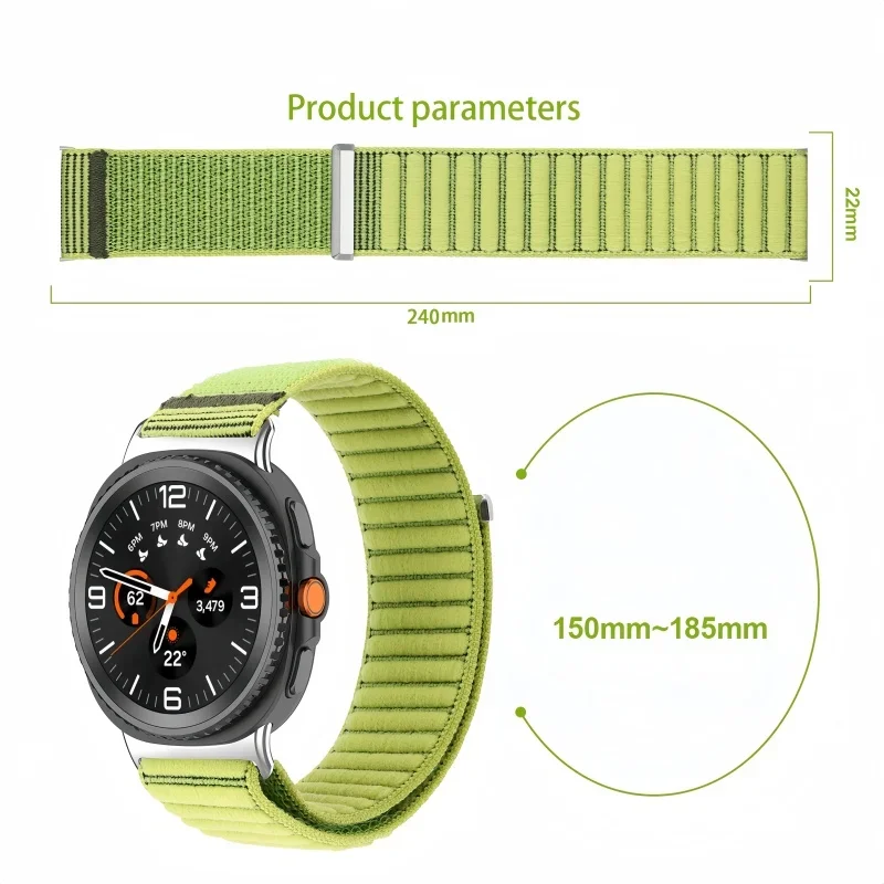 Correa de nailon transpirable  - Samsung Smartwatch Ultra Accessories reseña y precio