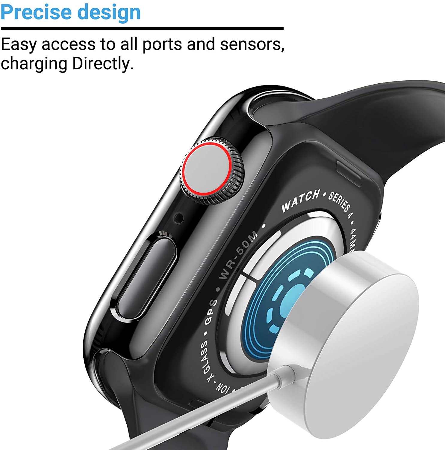 Vidrio + cubierta para Apple W - Smartwatch Band Accessories reseña y precio