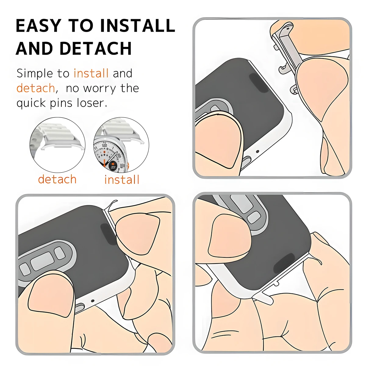 1 Par de Adaptadores para Sams - Samsung Smartwatch Ultra Accessories reseña y precio