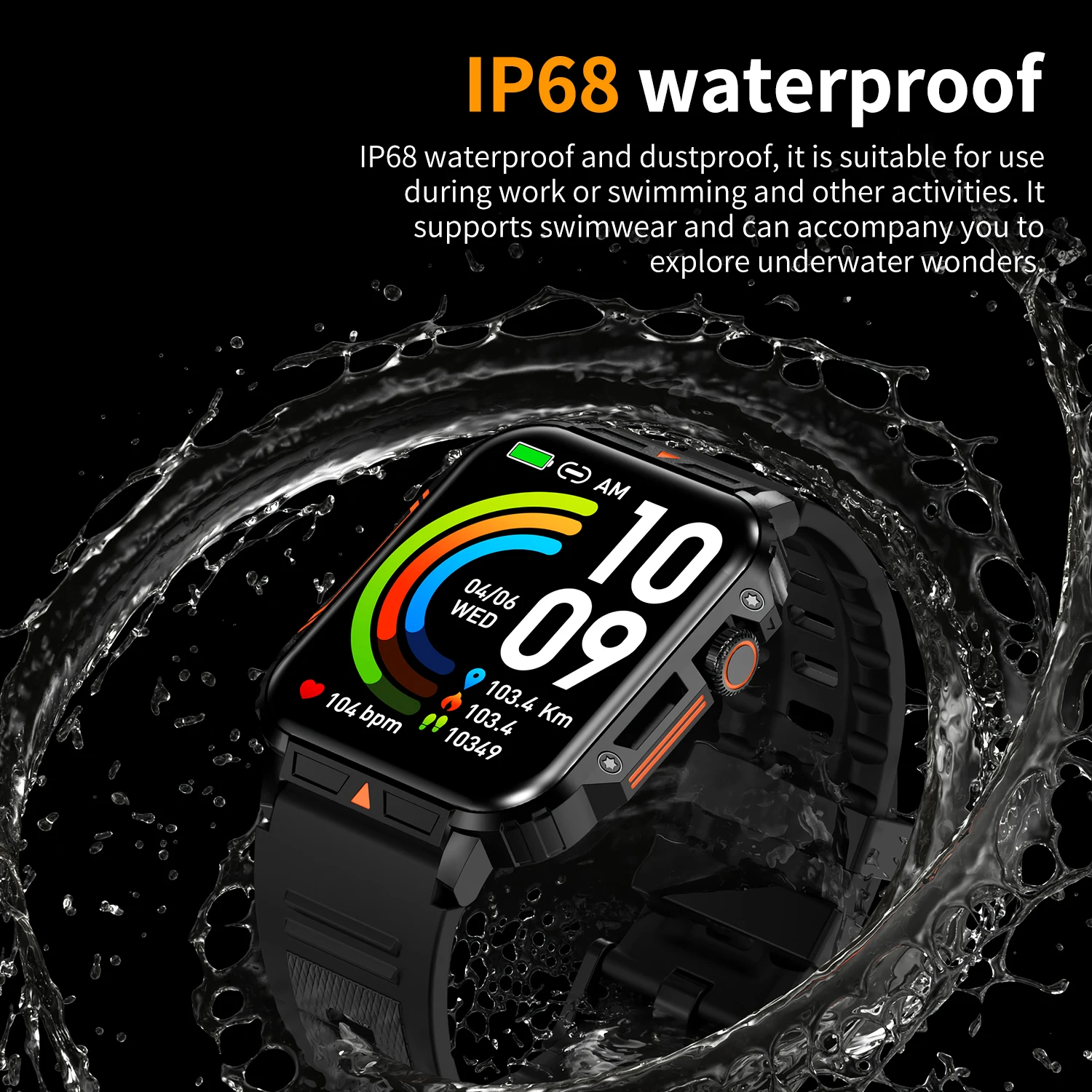 Reloj Inteligente Militar de L - Smartwatch Faces reseña y precio