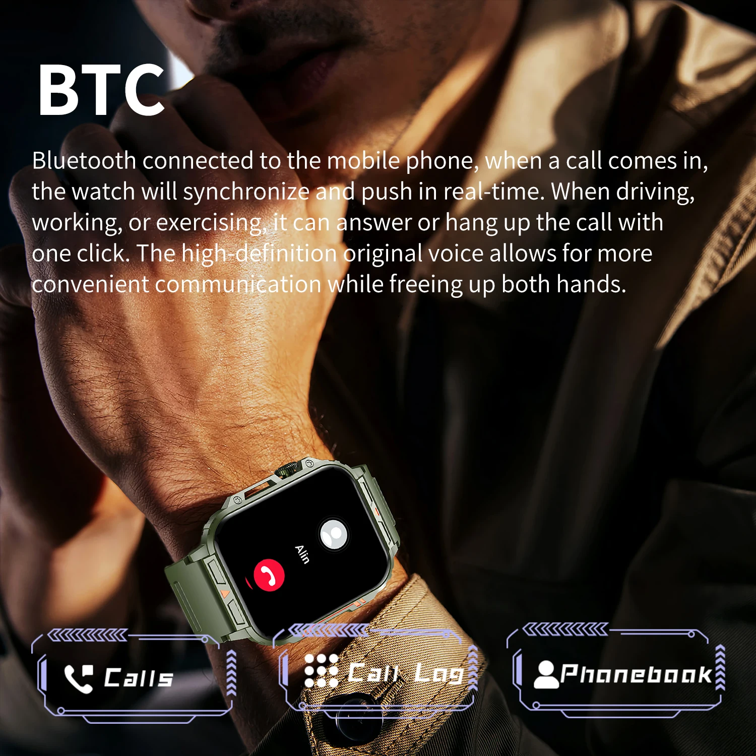 Reloj Inteligente Militar de L - Smartwatch Faces reseña y precio