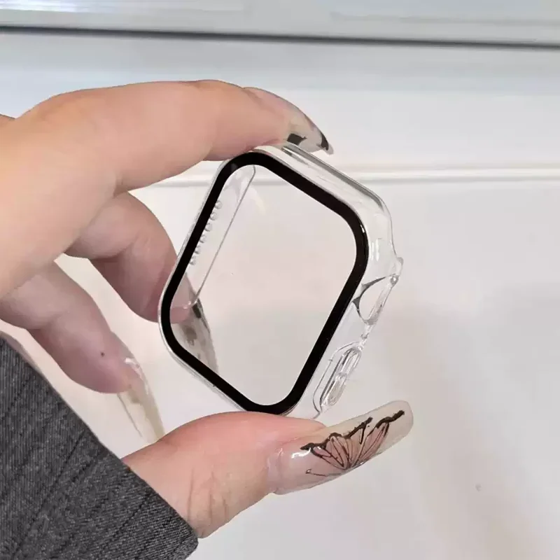 Vidrio + funda para Apple Watc - Smartwatch Band Accessories reseña y precio
