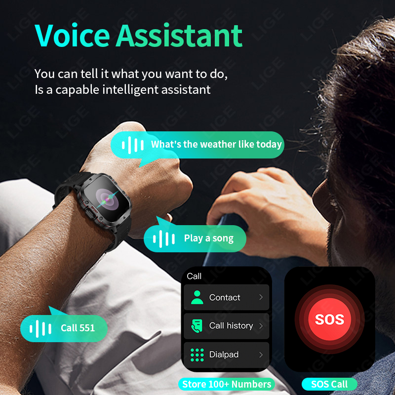 Reloj inteligente LIGE para ex - Smartwatch Faces reseña y precio
