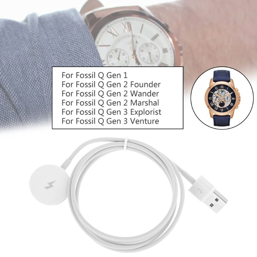 Soporte para cable de carga de - Fossil Smartwatch Accessories reseña y precio