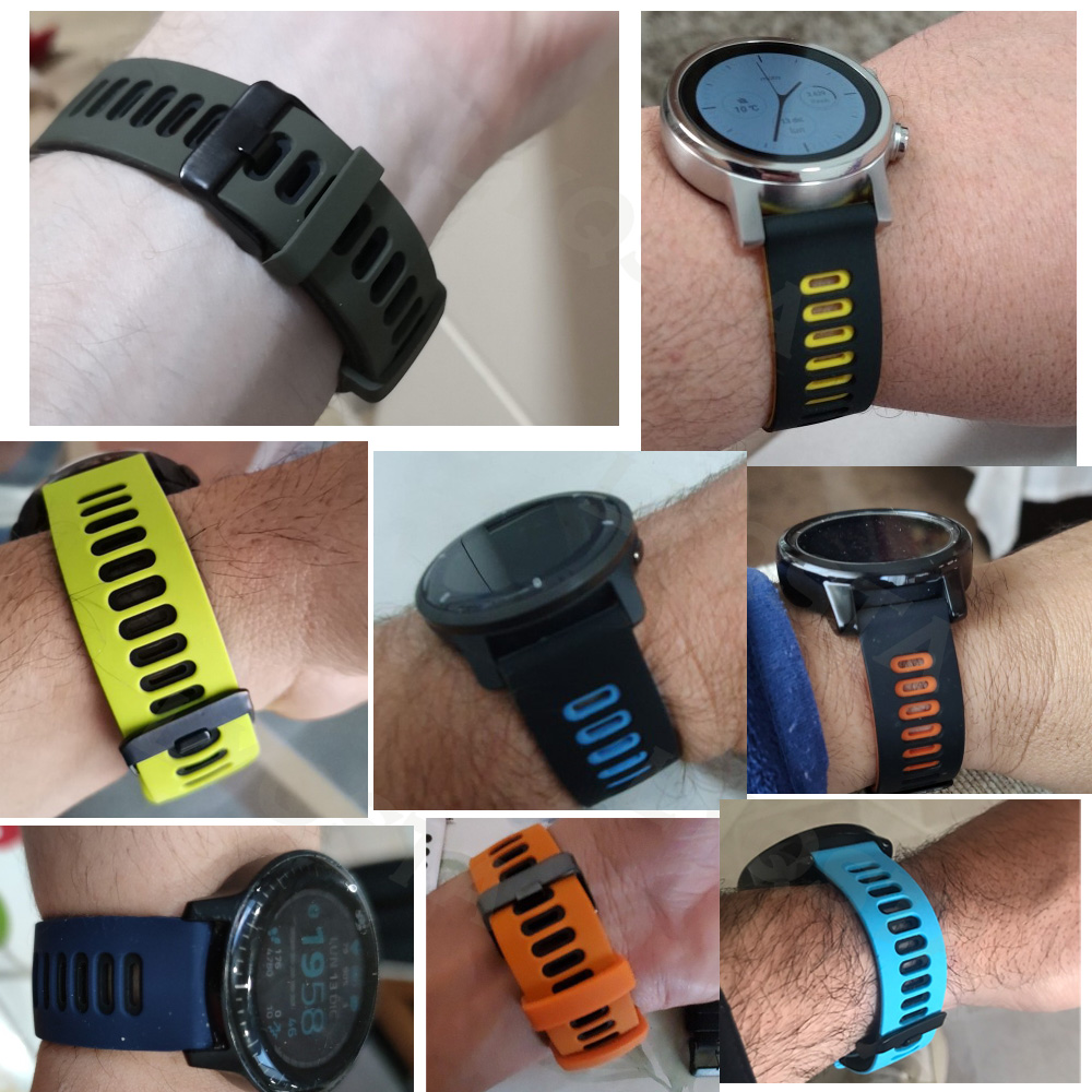 Correa de reloj de silicona su - Xiaomi Smartwatch S3 Accessories reseña y precio