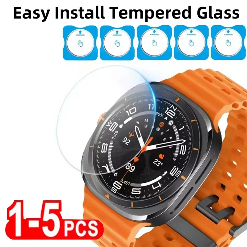 1-5 uds vidrio templado Premiu - Samsung Smartwatch Ultra Accessories reseña y precio